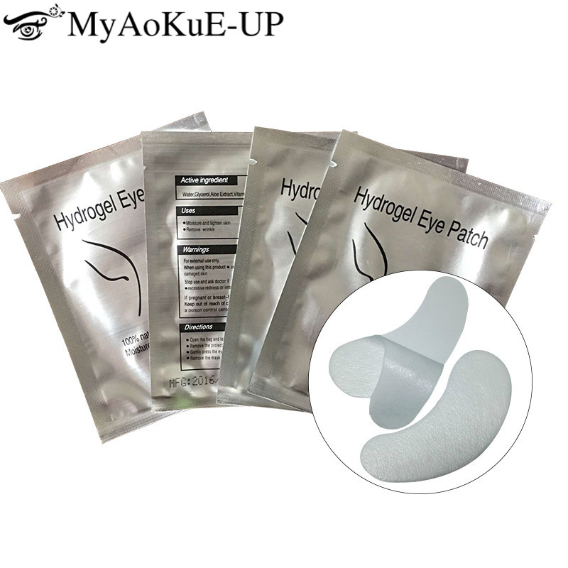 Eyelash Extension Eye Mask - Göz pedi 50pairs kirpik hidrojel Eyepatches