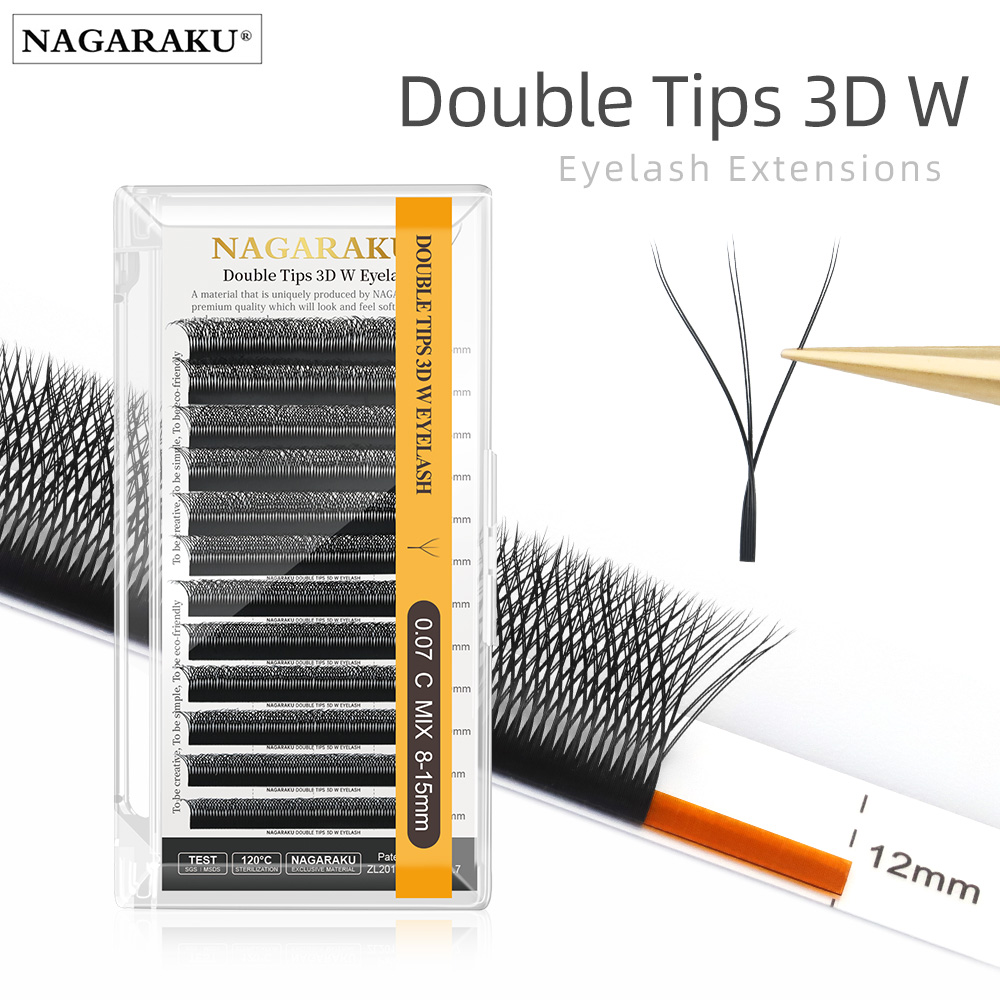 Eyelash Extension Course - NAGARAKU Çift Uçlu 3D W kirpik
