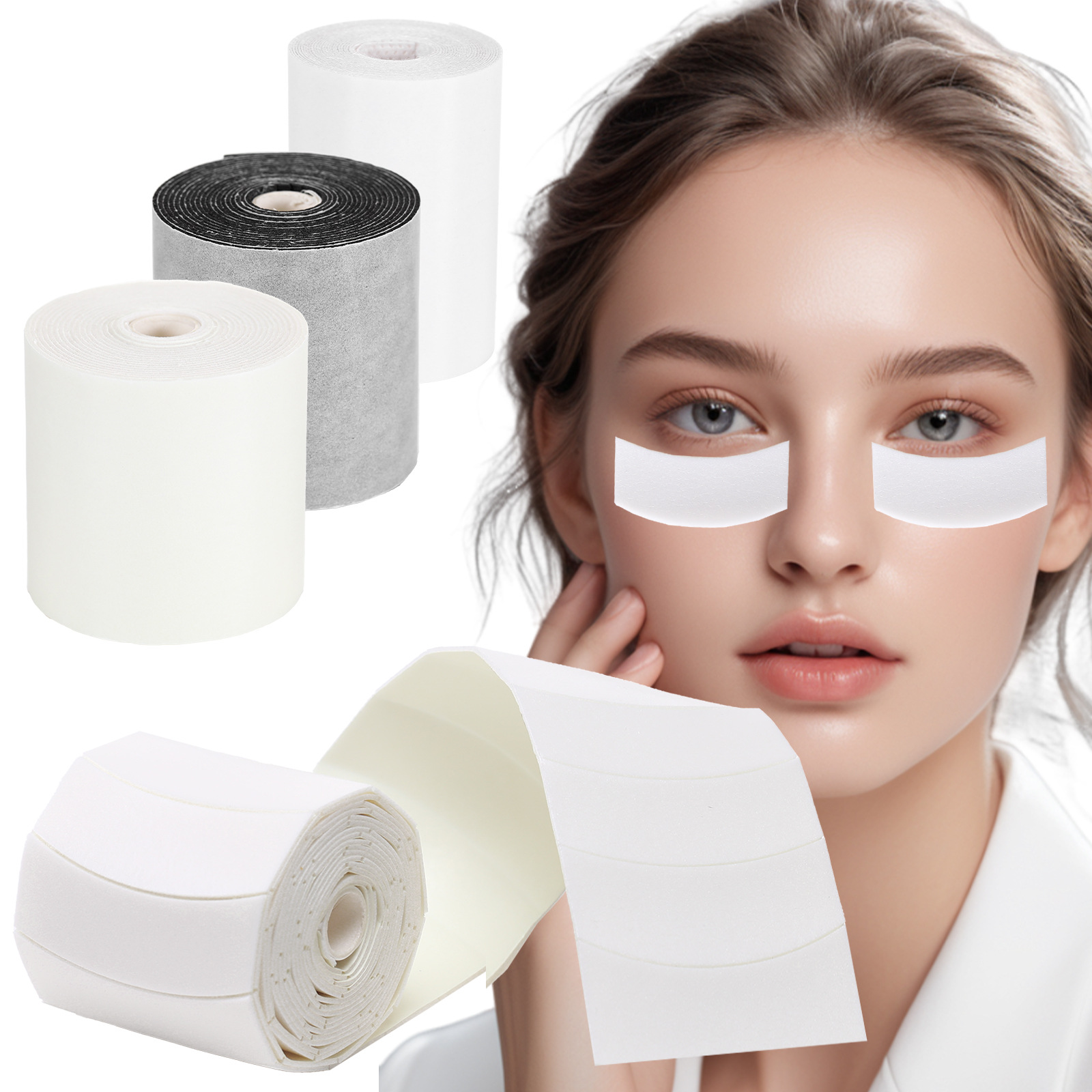 Eyelash Extension Aftercare - 110 adet/rulo mikro göz bandı pedleri