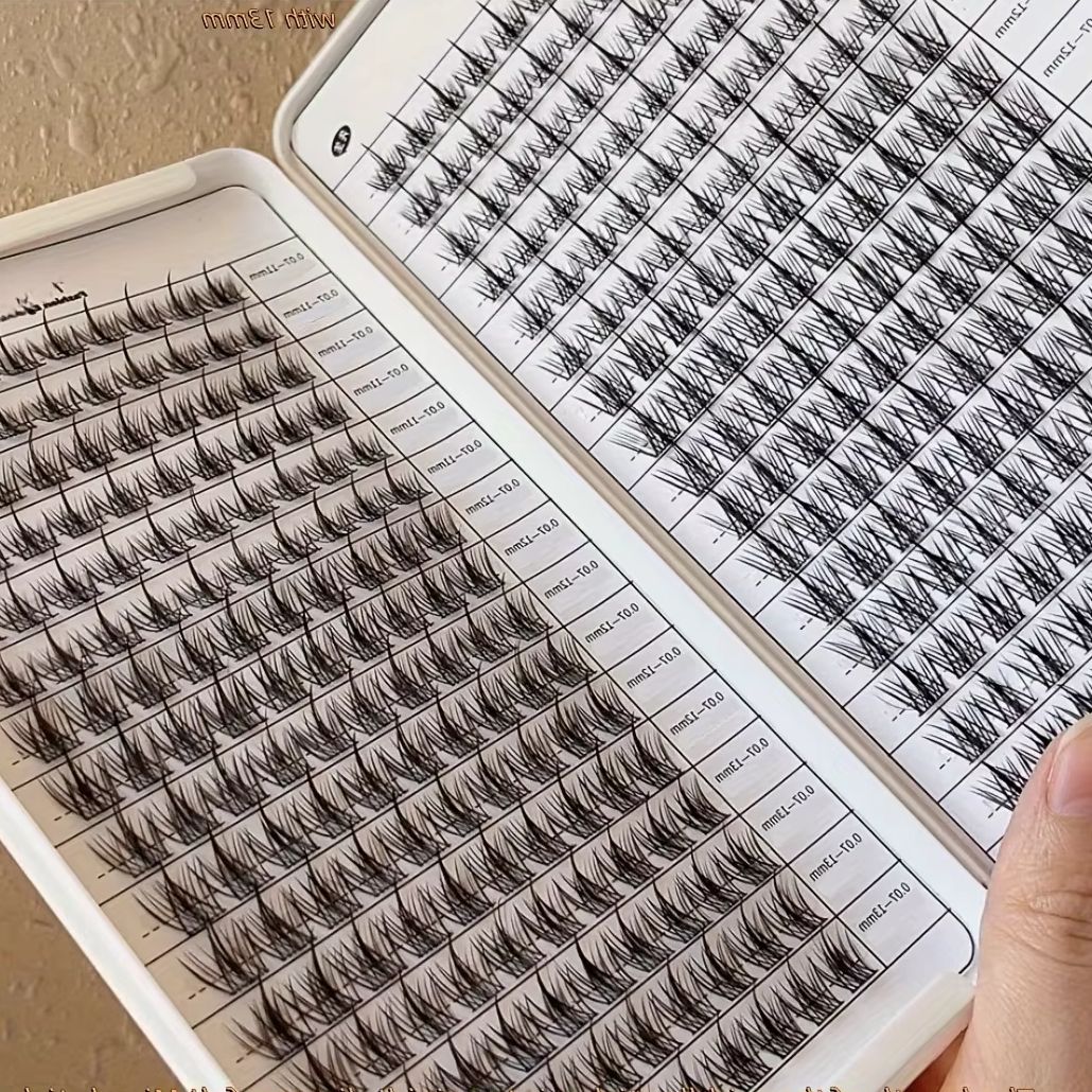 Eyelash Extension Anime Style - 320 Küme Kirpik Kitabı DIY Doğal