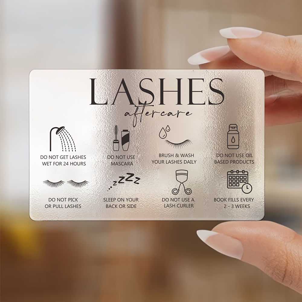 50 adet şeffaf plastik kirpik  - Eyelash Extension Aftercare incelemesi ve fiyatı