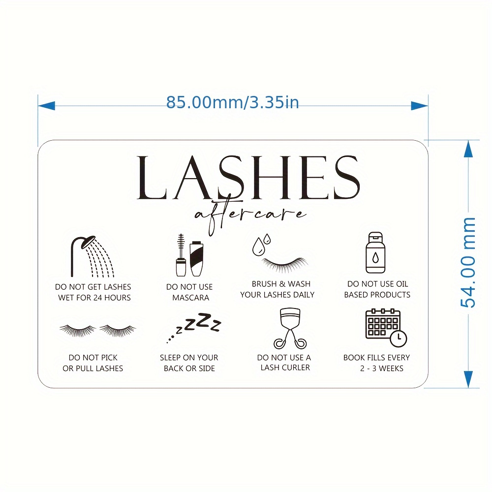 50 adet şeffaf plastik kirpik  - Eyelash Extension Aftercare incelemesi ve fiyatı