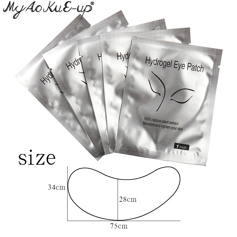 Göz pedi 50pairs kirpik hidroj - Eyelash Extension Eye Mask incelemesi ve fiyatı