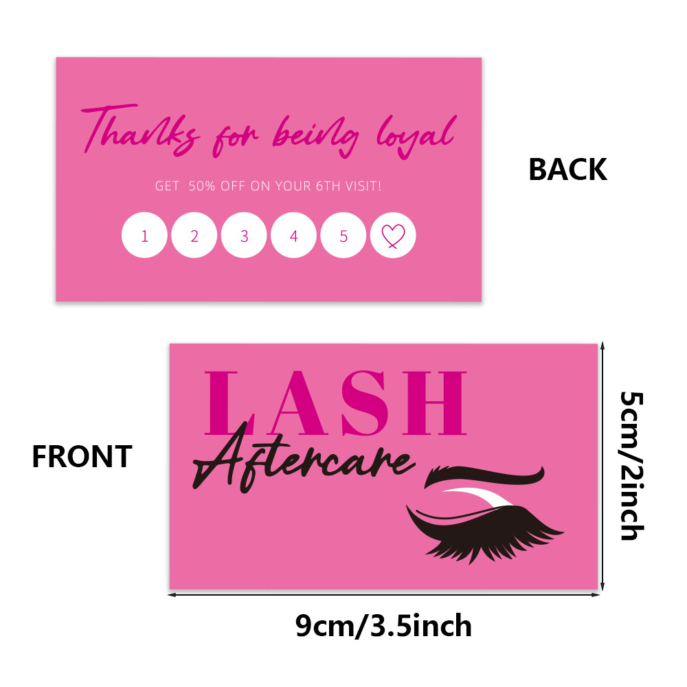 50 adet Parlayan Kirpik Kartvi - Eyelash Extension Aftercare incelemesi ve fiyatı