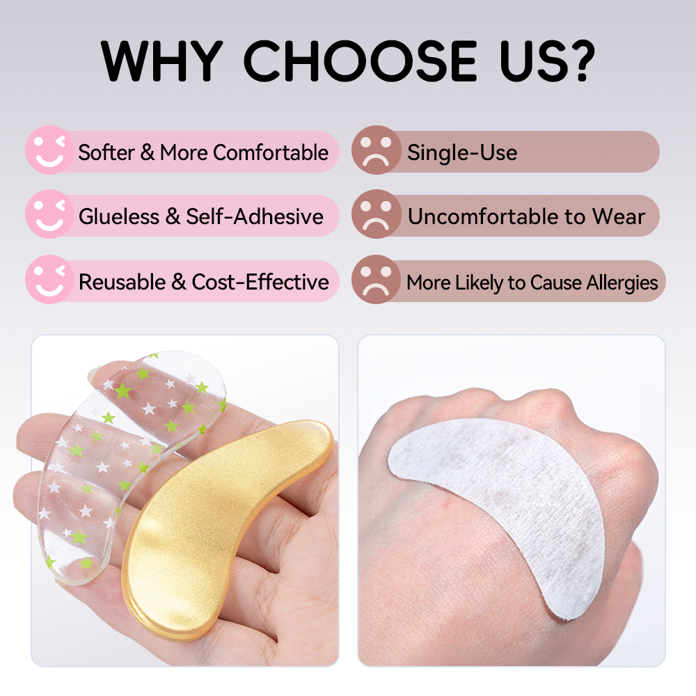 DAMMAN 1/5 Çift Silikon Göz Ba - Eyelash Extension Eye Mask incelemesi ve fiyatı