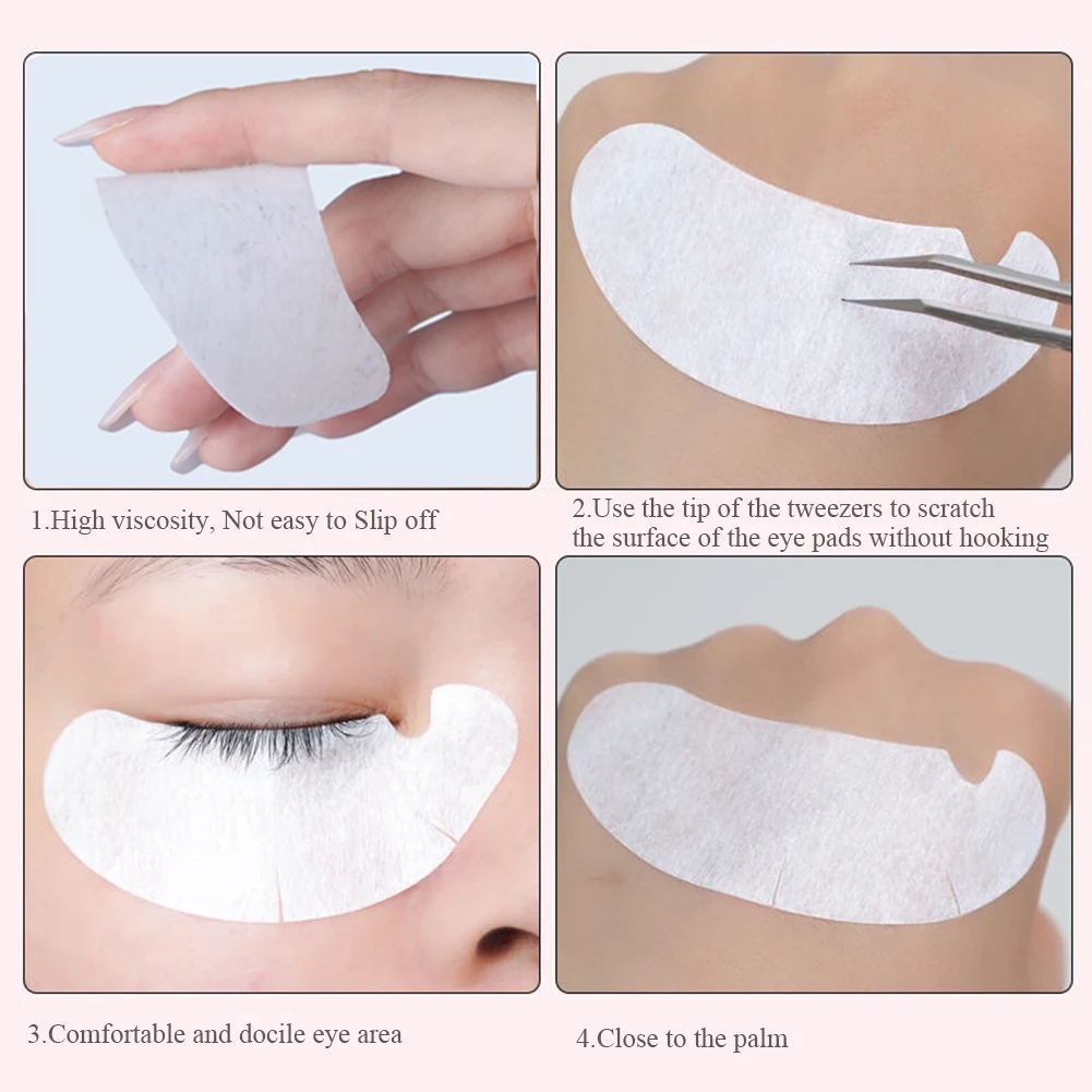 50/100 adet U şekli kirpik ped - Eyelash Extension Eye Mask incelemesi ve fiyatı