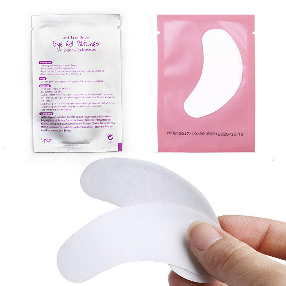 100 pairs Kirpik Uzatma Kağıt  - Eyelash Extension Eye Mask incelemesi ve fiyatı