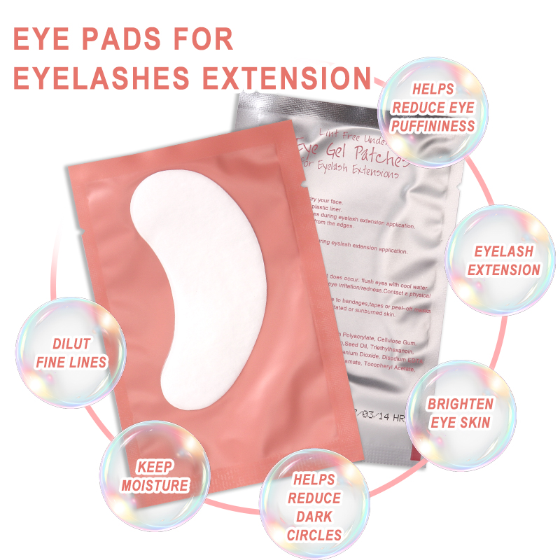 50/100 çift göz yamaları kirpi - Eyelash Extension Eye Mask incelemesi ve fiyatı
