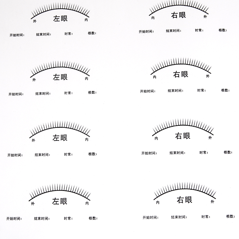 8 adet kirpik uygulama kağıdı  - Eyelash Extension Aftercare incelemesi ve fiyatı